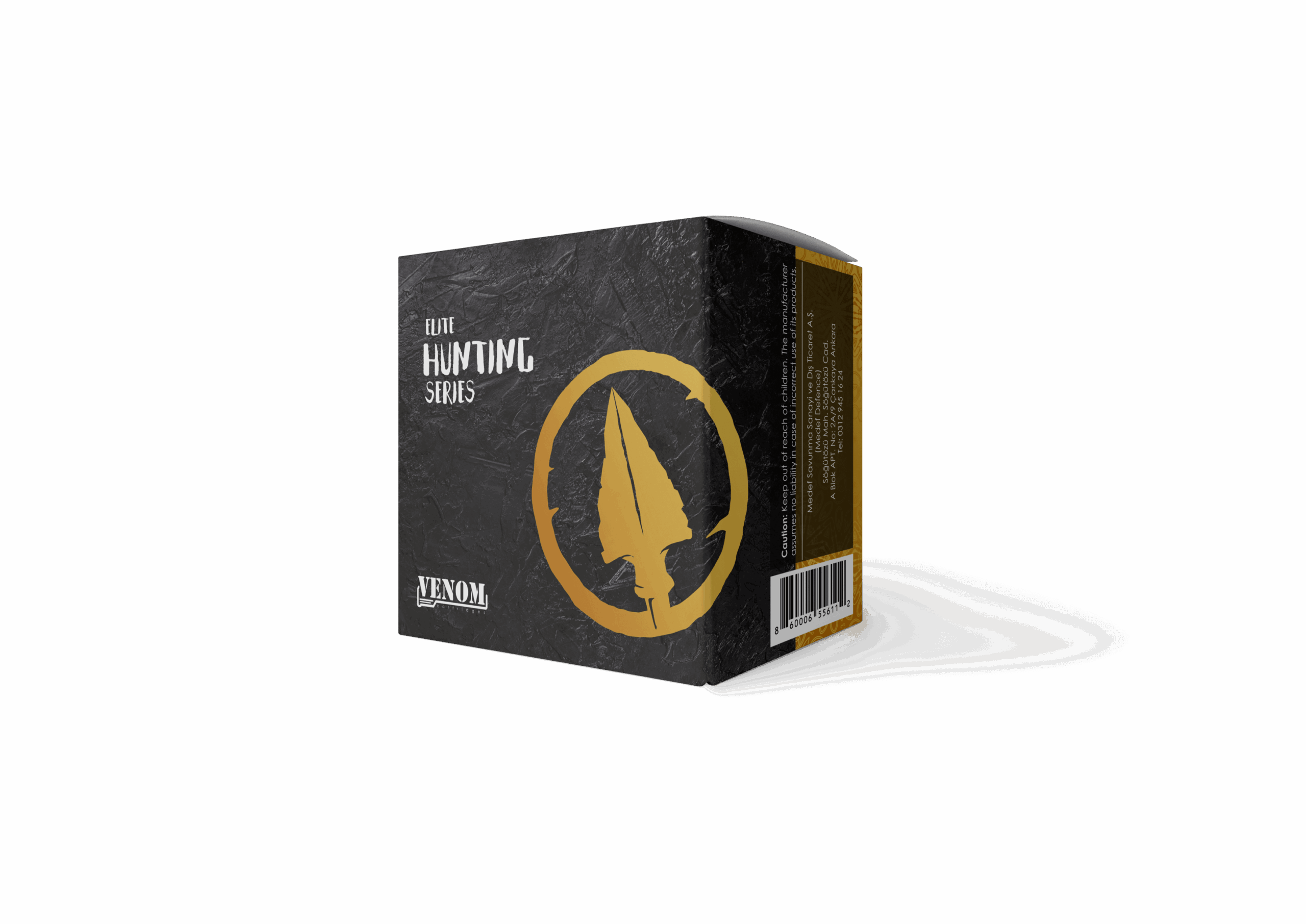 Venom Elite Hunting Series, 12 GA, 1 1/8 Oz, No 8 250 Rounds (1 Case), 1250 FPS