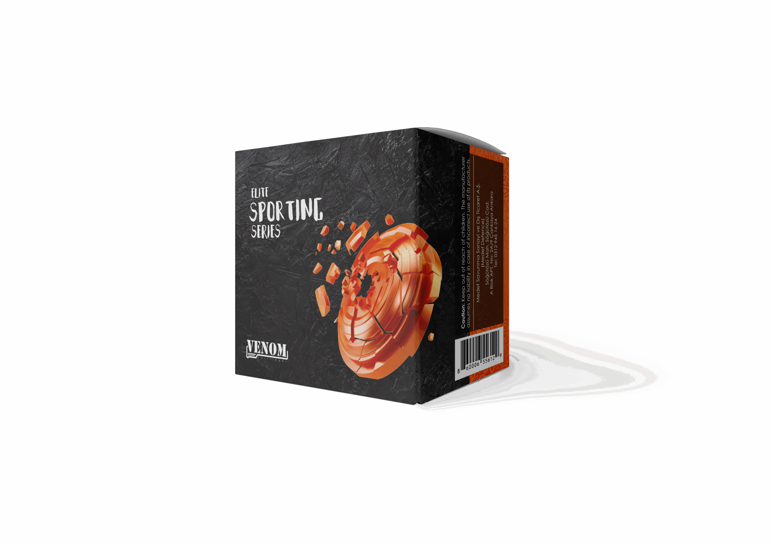 Venom Elite Sporting Series (Trap), 12 GA, No 7.5, 1 Oz, 250 Rounds (1 Case). 1300 FPS