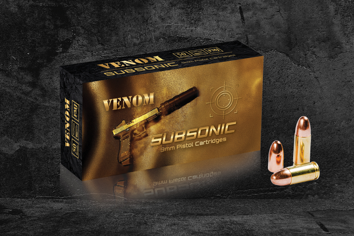 9mm 147 grain Venom Luger Pistol Cartridges, 1000 Rounds (1 Case) New Brass Big Sale!