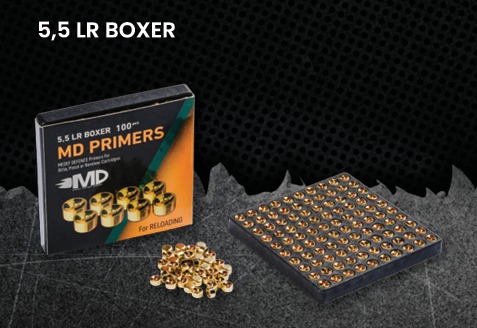 MD Large Rifle Primer 5000 pieces, (1 Case)